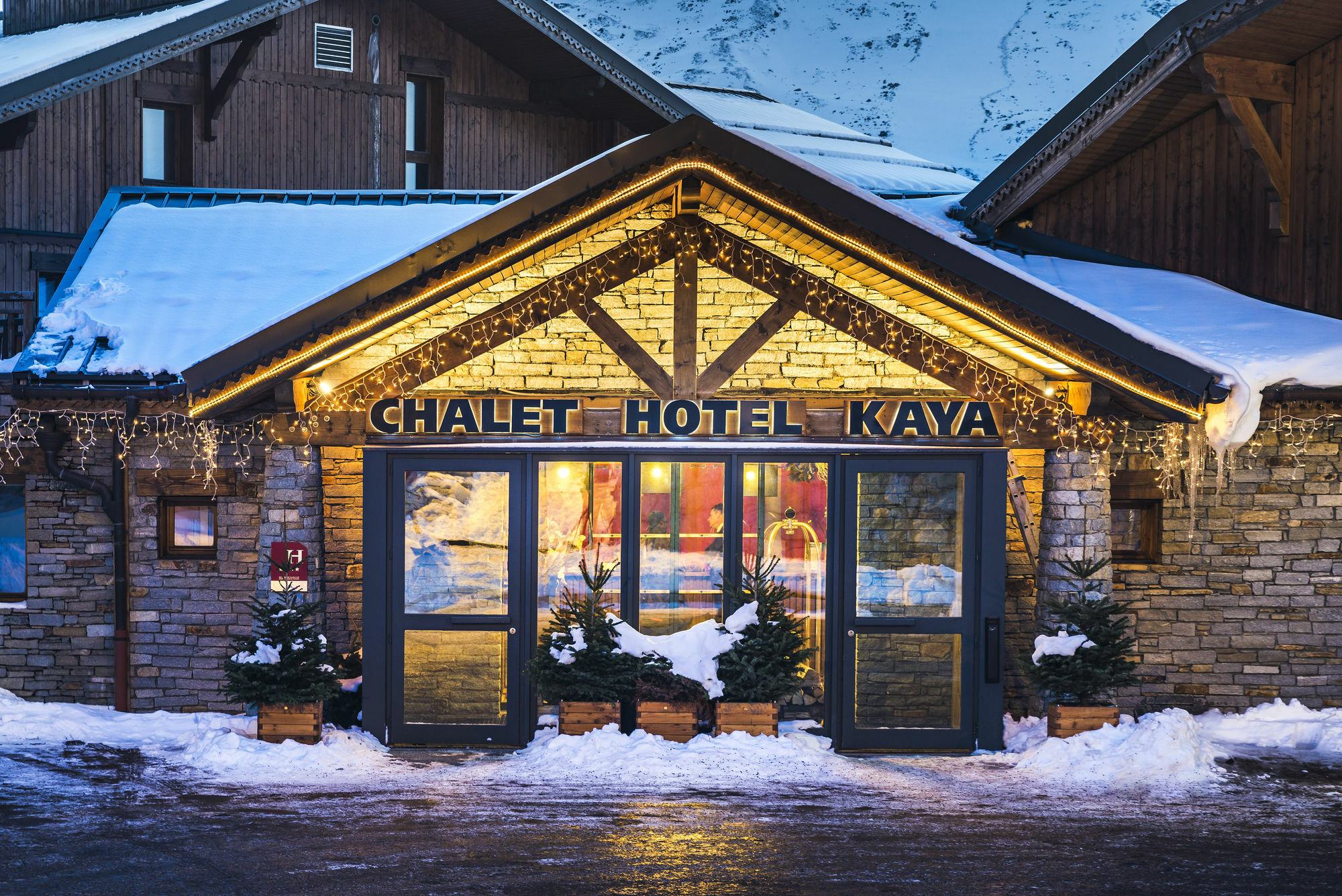 Chalet Hotel Kaya Saint-Martin-de-Belleville Exteriör bild