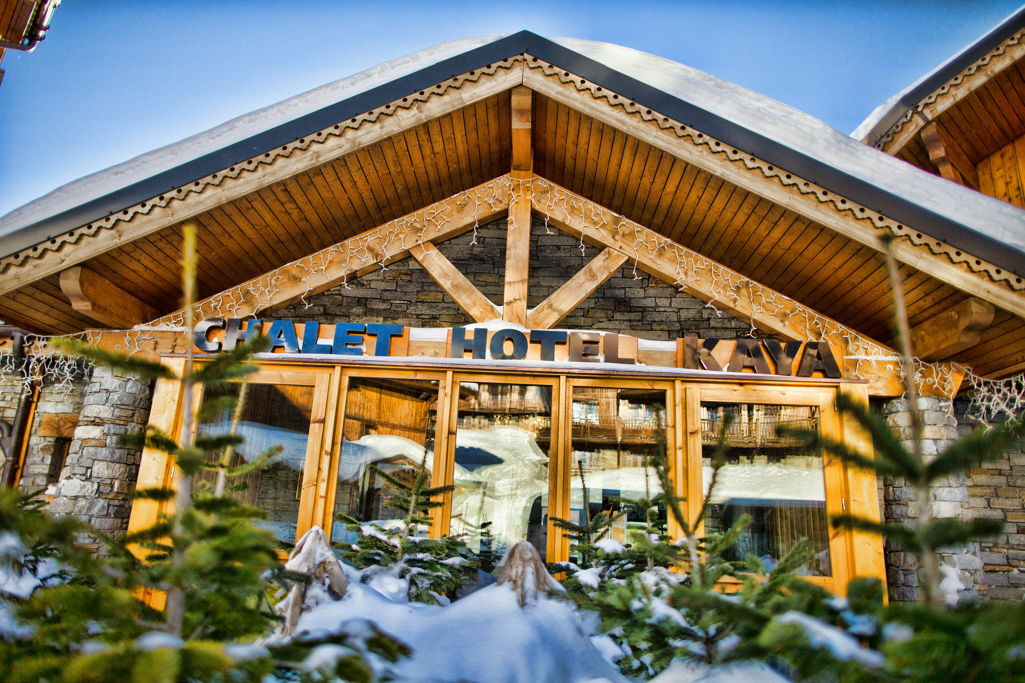 Chalet Hotel Kaya Saint-Martin-de-Belleville Exteriör bild