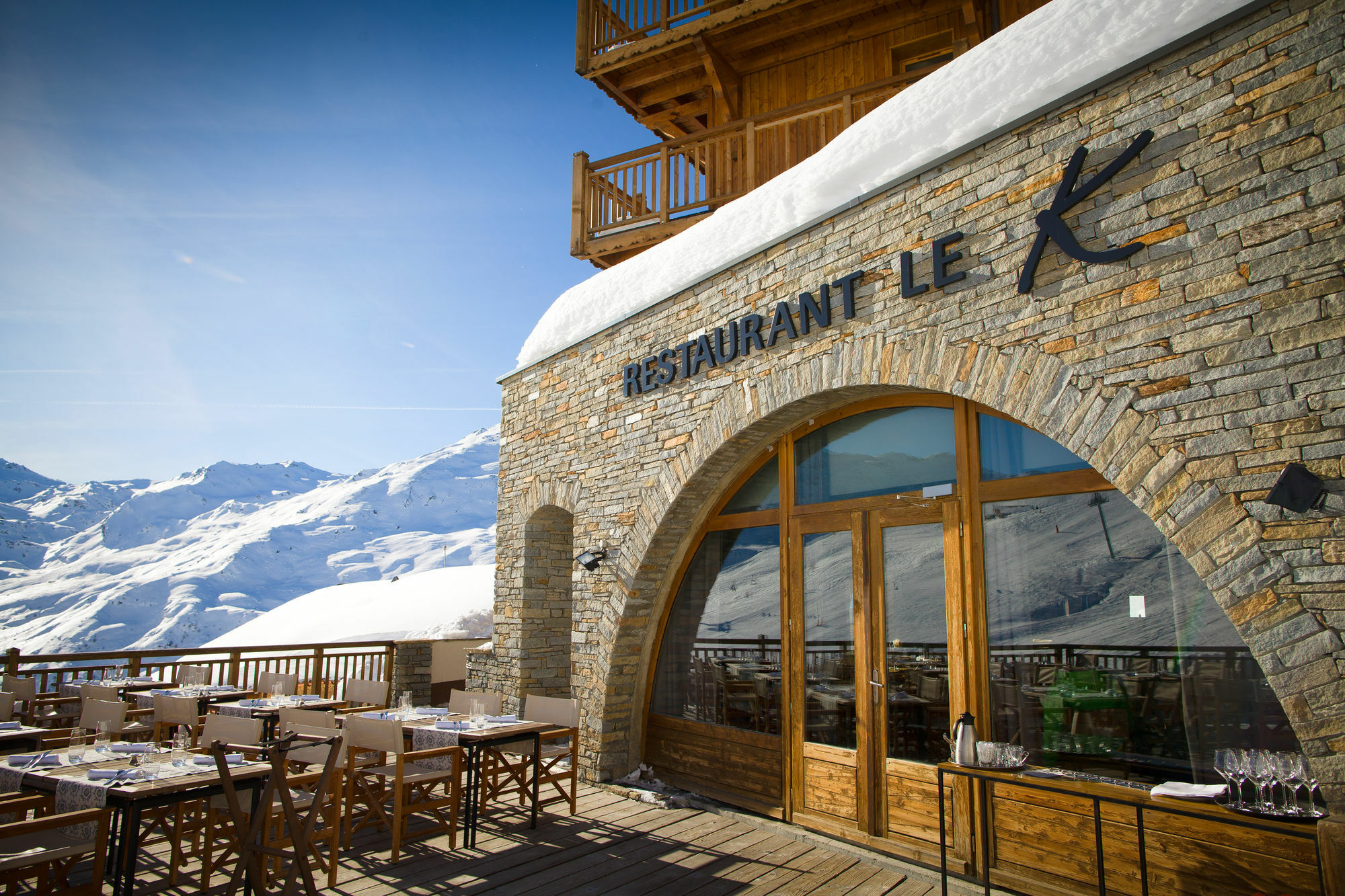 Chalet Hotel Kaya Saint-Martin-de-Belleville Exteriör bild