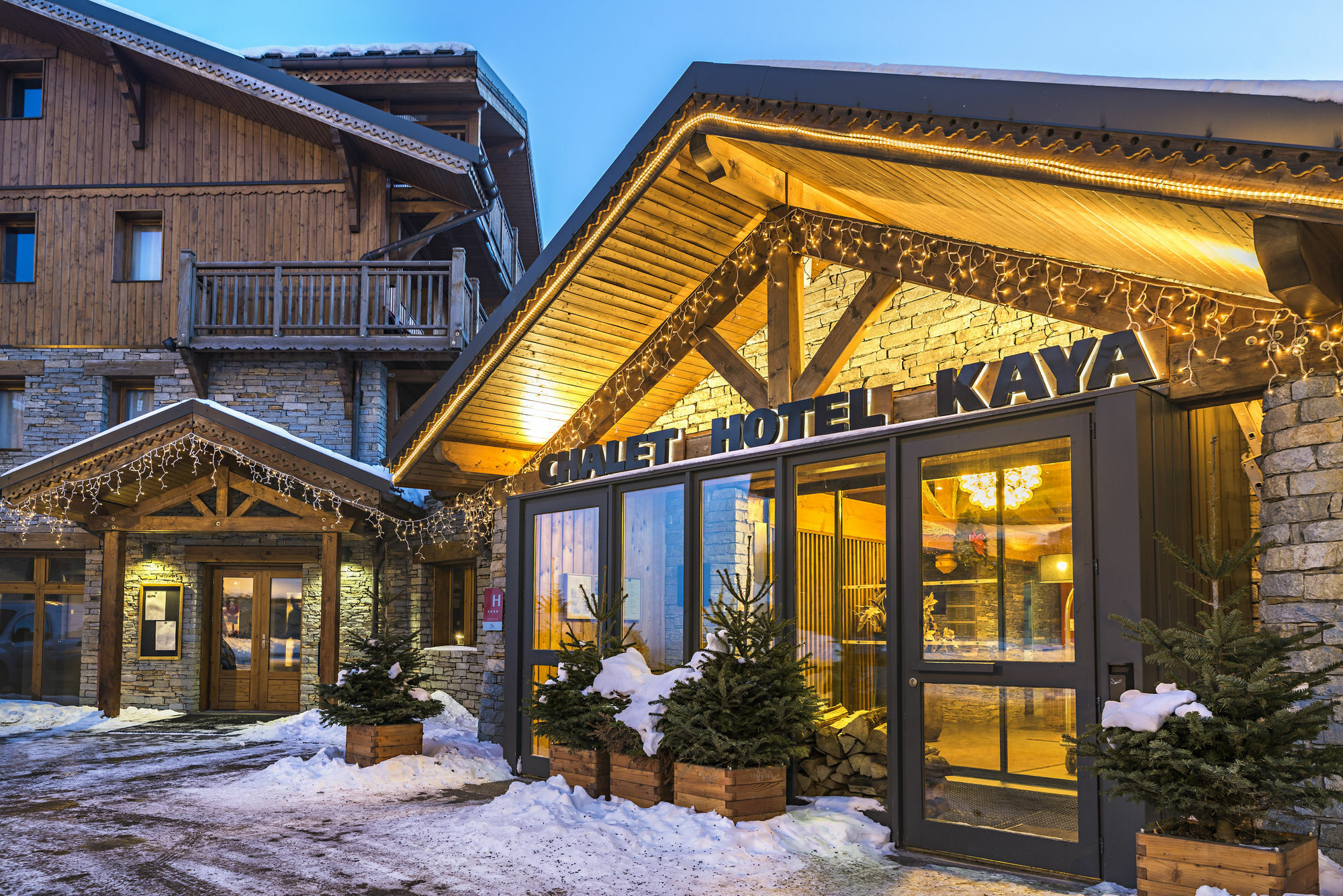 Chalet Hotel Kaya Saint-Martin-de-Belleville Exteriör bild