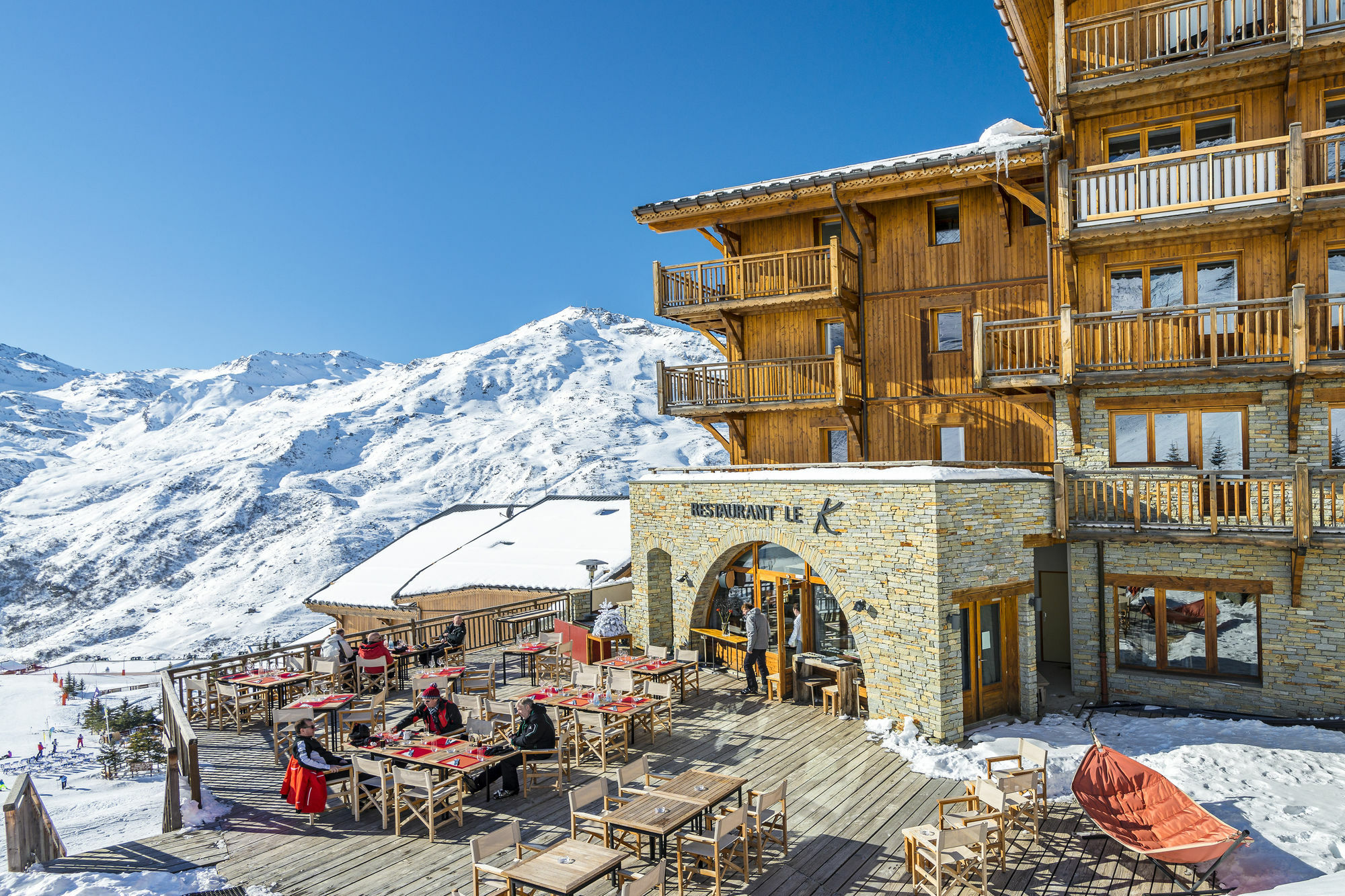 Chalet Hotel Kaya Saint-Martin-de-Belleville Exteriör bild