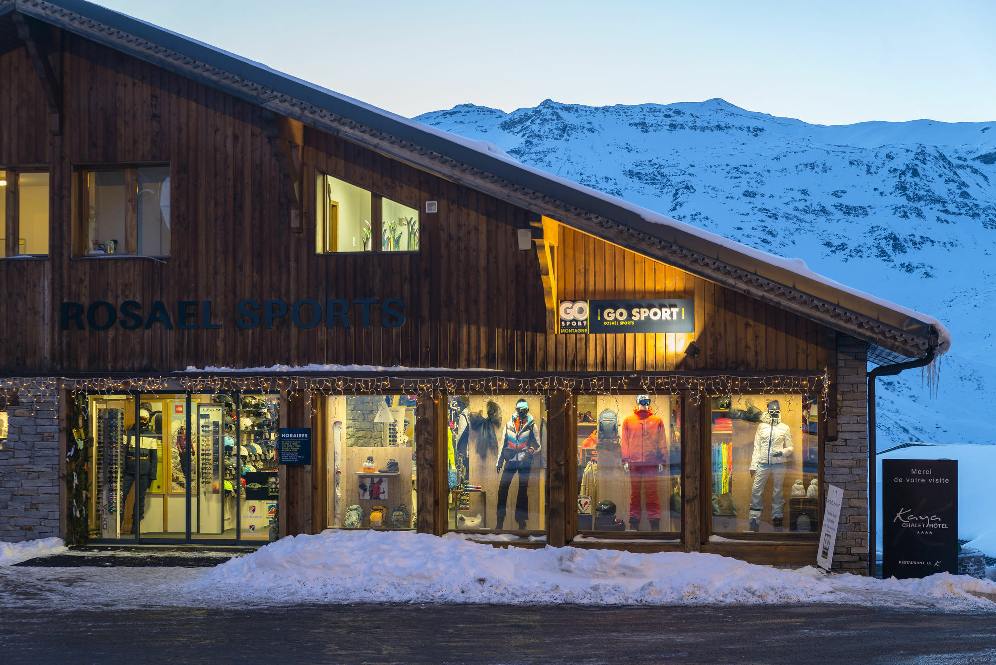 Chalet Hotel Kaya Saint-Martin-de-Belleville Exteriör bild
